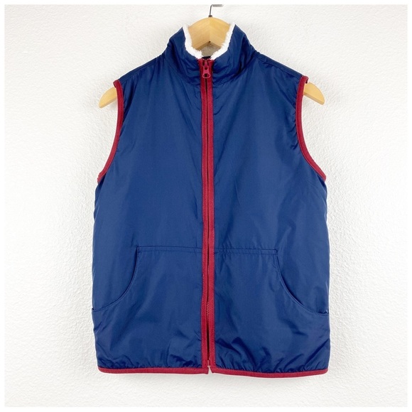 NWT‎ Janie & Jack Connor Navy Sherpa Lined Size 7-8 - Picture 2 of 10